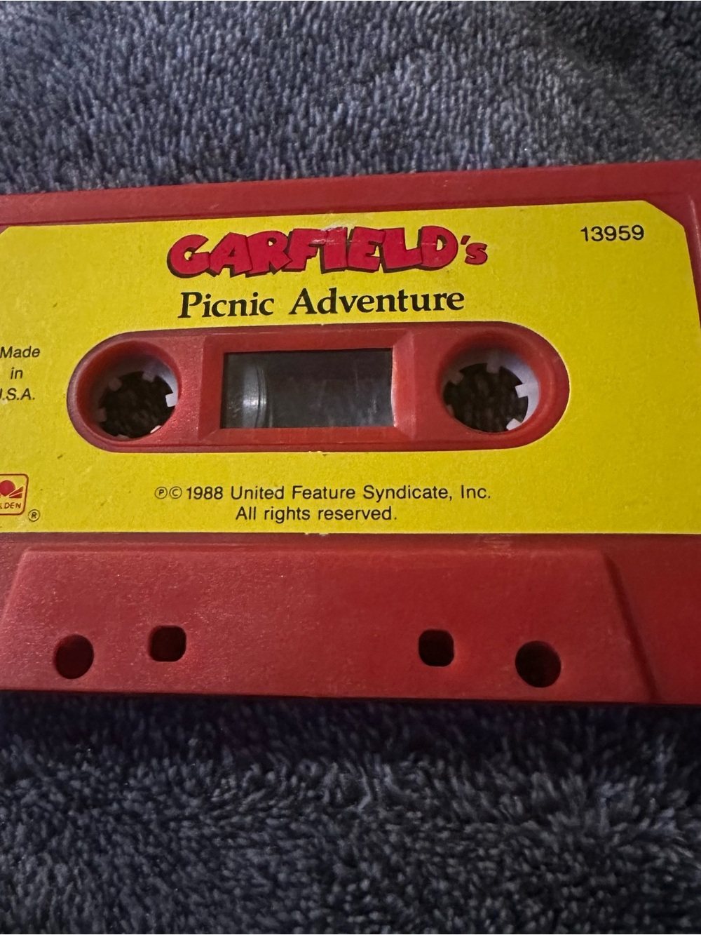 Picnic Adventure Red and Yellow Audio Cassette